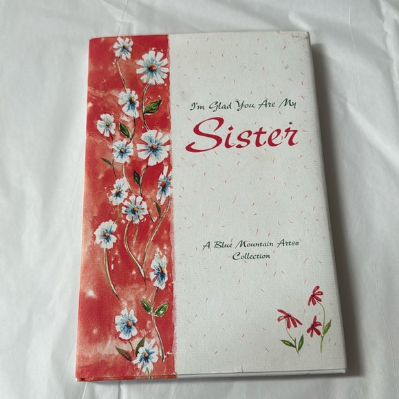 ⛱️2/$5⛱️I'm Glad You Are My Sister: A Blue Mountain Arts Collection hardcover - Picture 1 of 11
